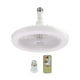 thumbnail image 3 of Ventilador de techo E27 Convertidor 3 velocidades 30W Ahorro de energía LED con control remoto para Blanco Estilo B, 3 of 9