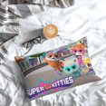 thumbnail image 2 of Super Kitties Throw Pillow Cover Decoration Pillow Case Cushion for Home Sofa Couch Queen Size 20x30 Inch, 2 of 7