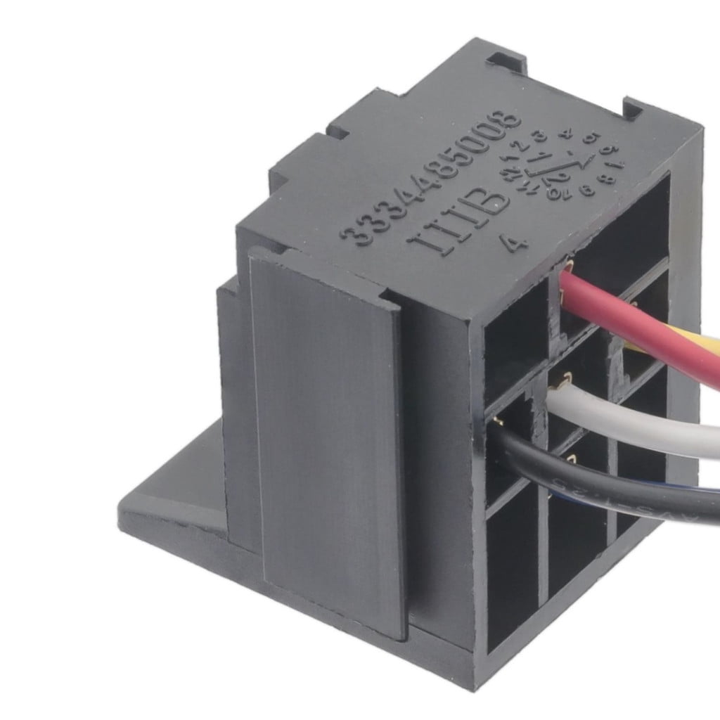 KarParts360 For Pontiac Firebird 1993 94 95 96 1997 Electrical Connector | Plastic | Metal Contact Terminal | Blade Terminal | Push On Attachment Method | Square Connector | 1 Male Connector