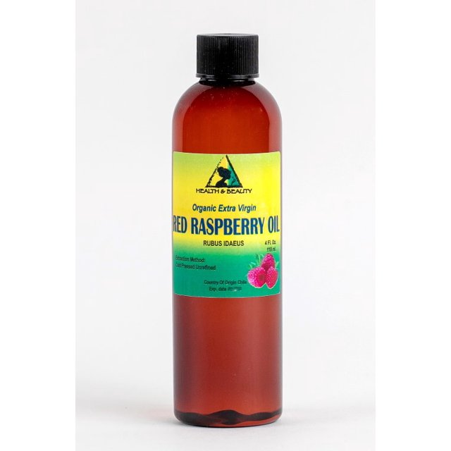 Red raspberry seed oil unrefined organic extra virgin cold pressed pure 4 oz