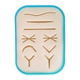 thumbnail image 2 of S SERENABLE Simulation Suture Practice with Common Skin Wounds Reusable Anti-Slip Base Wound, 2 of 8