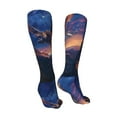 thumbnail image 3 of Pofeuu Starry Sky Flying Tiger Print Stockings, Adult Running Hiking Socks for Youth and Adult-One Size, 3 of 8