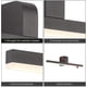thumbnail image 4 of Luces de pared para baño Lámparas de espejo de baño LED negras Accesorio de iluminación de pared acrílico de metal para interiores 14w 60cm [Clase energética A++], 4 of 5