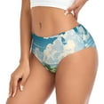 thumbnail image 2 of Fotbe Countryside Farm Cow Calzones Estampados para Mujer – Ropa Interior de Algodón, Cómoda, Suave y Elástica-X-Small, 2 of 6