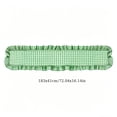 thumbnail image 3 of Long Fabric Table Runner with Ruffled Edge for Coffee, Dining, TV Cabinet Decor, Multiple Colors, 35x10cm, 3 of 7