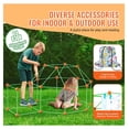 thumbnail image 6 of Fort Building Kit, 140PCS Glow in The Dark STEM Toys for Kids Ages 4-8+, Educational Gifts for Boys & Girls, Indoor Outdoor Play Tent with Rods & Balls, 6 of 7