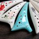 thumbnail image 2 of 12 agujeros de cola deformada Ocarina de cerámica Alto C Instrumento musical pintado a mano con cord Abanopi Ocarina, 2 of 7