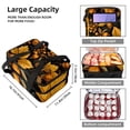thumbnail image 3 of Thanksgiving Double Layered Insulated Refrigerated Lunch Bag with Two Compartments and Large Capacity - 7.1x11.4x16.1 inches - Handheld Lunch Bags, 3 of 6