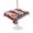 Red, variant on Outdoor Table Cloth with Umbrella Hole and Zipper, Red Chef Gnomes Waterproof Rectangle Tablecloth 60"x102", Farmhouse Red White Plaid Washable Table Cover for Outside Party Patio Picnic