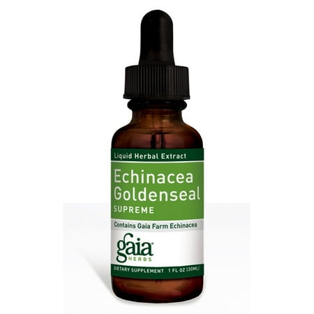 Red Ruby Echinacea - Gaia Herbs Echinacea Goldenseal Supreme -- 1 fl oz