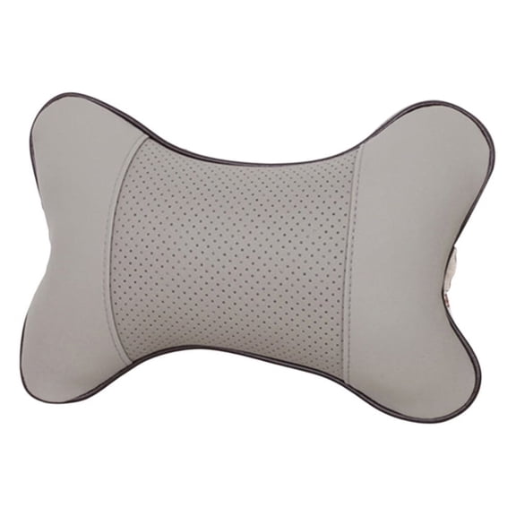 WEAVILUX Ergonomic Bone Shaped Neck Pillow with Soft Cotton Cover for Travel, Driving, and Rest - 1 Piece Comfort Support