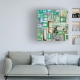 thumbnail image 3 of Canvas Wall Art - Coco Good 'Yucatan Mayan Village I' Wall Art for Living Room, Bedroom, or Office Décor by Trademark Fine Art - 35 x 35 Inches, 3 of 4