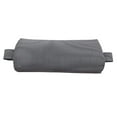 thumbnail image 3 of figatia Patio Chaise Lounge Head Pillow Breathable Soft Attachment Easy Installation White Gray Plaid, 3 of 8