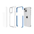 thumbnail image 3 of SaniMore for iPhone 14 6.1" 2022 Case, Ultra-clear Rugged Acrylic Backplane Shockproof Anti-fall Slim Lightweight Anti-scratch Anti-slip Cover For iPhone 14 6.1" 2022, Blue, 3 of 10
