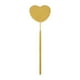 thumbnail image 2 of Espejo de pestañas en forma de corazón Zulema mango largo antideslizante desmontable Dorado, 2 of 8