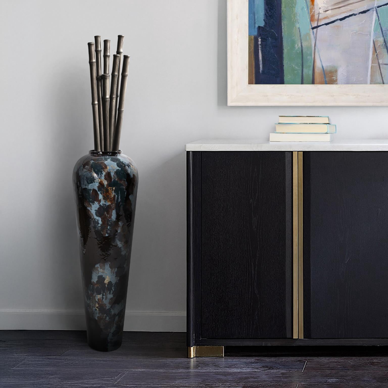Oceanique Iron Torpedo Vase- Tall