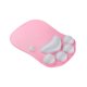 thumbnail image 1 of Alfombrilla de ratón con diseño de pata de gato y cojín para soporte de muñeca, reposamuñecas de silicona suave, diseño ergonómico y bonito (10,7x7,8x0,9''), 1 of 5
