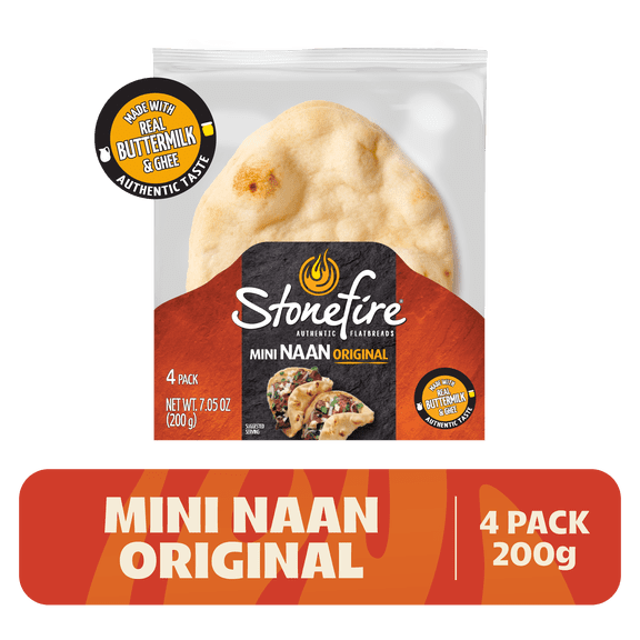 Stonefire® Original Mini Naan, 7.05 oz, 4 Count