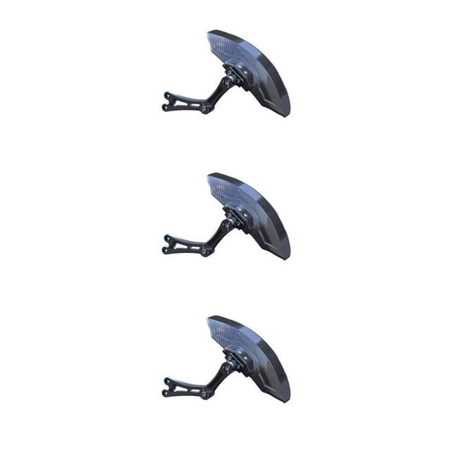 Maytalsory Carbon Fiber Motorcycle Rear Wheel Fender Mudflap for Niu Technologies Sturdy and Efficient 1st Generation Black 3Set