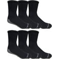thumbnail image 2 of SOCKS'NBULK 6 Pairs Of Loose Fit Gripper Bottom Diabetic Non-Skid Slipper Black Socks, Grippy Hospital Sock, Wholesale Bulk (6 Pairs Women Gripper Socks, One Size), 2 of 6