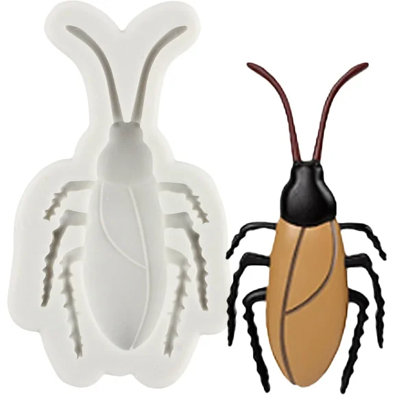 Insect Fondant Molds Cockroach Silicone Mold For Cake Decoration Cupcake Topper