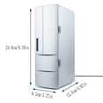 Mini Portable USB Desktop Mini Refrigerator Beverage Cooler Freezer