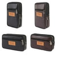 thumbnail image 5 of Yucurem 3pcs Casual PU Sports Men Phone Purse Waist Bag(Horizontal Brown), 5 of 10