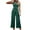 Green, variant on LLYwey Women's Cargo Pants Women Casual Solid Pocket Romper Button V-Neck Sleeveless Tops Bandage Strap Jumpsuit Pants Female Long Pant Style H1198 Green-1 XL
