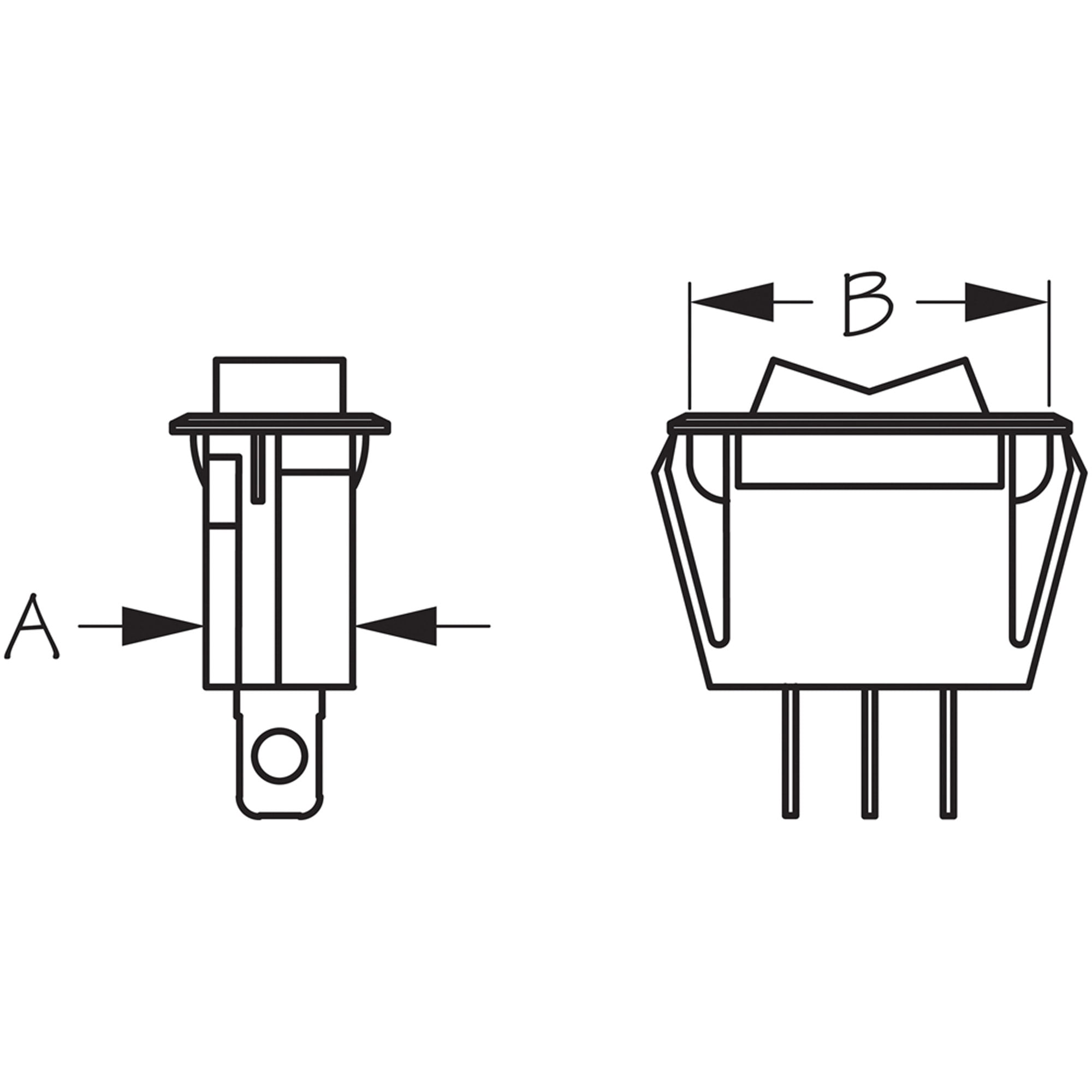 Sea Dog 420441-1 Small Rocker Switch On-Off Spst
