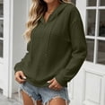 thumbnail image 3 of Cmfcve Womens Hoodies Oversized Hooded Sweatshirt Casual Long Sleeve Drawstring Pullover Tops, 3 of 7