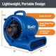 thumbnail image 3 of BlueDri BD-MS35 Max Storm 35 Air Mover, grande, azul, 3 of 5