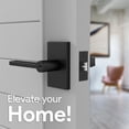 thumbnail image 4 of Mega Handles | Glamor Entry Door Lever | Matte Black, 4 of 4