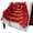Red, variant on Christmas Cozy Fluffy Blanket for Couch Red Christmas Balls Cozy Fluffy Blanket Xmas Tree Pine Needle Blankets Xmas Throw Blankets Reversible Warm Plush Blankets for Bed Sofa 40" x 50"