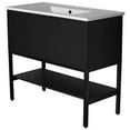 thumbnail image 4 of Nameeks Bodrum37 Bodrum 40" Free Standing Single Basin Vanity Set - Gold, 4 of 7