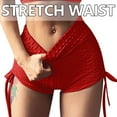 thumbnail image 2 of SHAPERIN Women TIK TOK Leggings Shorts Butt Lift Scrunch Textured Leggings Workout Shorts, 2 of 5