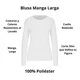 thumbnail image 4 of Playeras Blusa Deportivas Basica Mujer Manga Larga Dry Fit, 4 of 6
