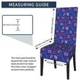 thumbnail image 4 of ZICANCN Multiple Strange Symbols Chair Protectors Seat Covers , Dining Chair Slipcovers 1 Piece for Dining Room Hotel Kitchen, 4 of 8
