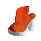 thumbnail image 2 of Botas de tacón alto de tacón grueso con punta abierta y boca de pescado de punto transpirable de color sexy para mujer Wmkox8yii  hfjk2015, 2 of 3