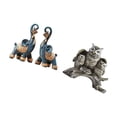 thumbnail image 5 of Figura de y búho de resina moderna, escultura decorativa, arte coleccionable para escritorio, estantería, hogar, oficina, sala de estar, arma, 5 of 5
