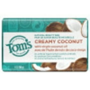 Tom’s of Maine Natural Beauty Bar Soap For Women and Men, Creamy Coconut, 5 oz Bar