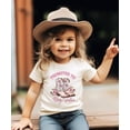 thumbnail image 2 of Promoted to Big Sister Shirt for Girls Pink Western Cowgirl Boots Floral Cute Sibling Tee Natural Shirt Youth Small, 2 of 8