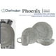thumbnail image 3 of Vajilla Moderna De Cerámica Chefmaker Modelo Phoenix 16 Piezas Color Gris Premium, 3 of 7