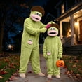 thumbnail image 5 of Big Mouth Monster Onesie, Silly Wearable Onesie, Funny Monster Jumpsuit with Comb, 10 Colors, 100-140, 5 of 5