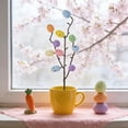 thumbnail image 4 of zhangmingg Easter Cherry Floral Arrangement Spring Home Centerpiece Flower Branches Display, 4 of 6