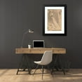 thumbnail image 4 of Joseph Crawhall 17x24 Black Modern Framed Museum Art Print Titled - Study of a Woman with Wide Hat, 4 of 5
