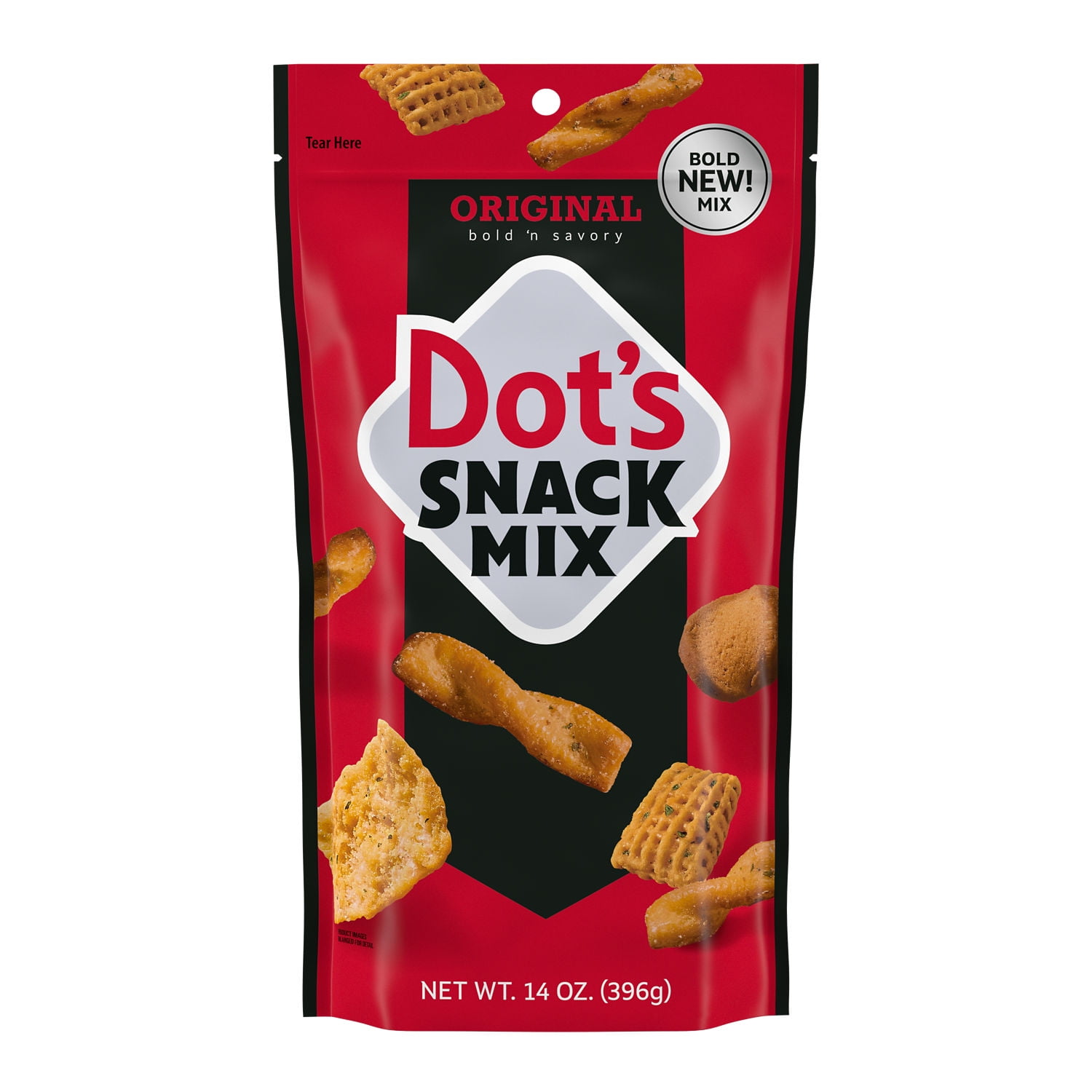 DOT'S Original Seasoned Snack Mix Bag, 14 oz