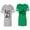 Men Heather / Women Green, variant on If Lost Return To Mary I am Mary Matching Couple Cotton Jerseys (Men Heather / Women Black) (Men S / Women S)
