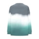 thumbnail image 4 of Heisall Womens Tops V-Neck Long Sleeve Loose Casual T-Shirts Gradient Color Fashion Blouse, 4 of 5