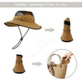 thumbnail image 4 of OZERO Sun Hats for Women Beach Hat Womens Sun Hat with UV Protection Wide Brim Outdoor Foldable Bucket Hat, 4 of 7