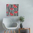 thumbnail image 5 of Chilfamy Watermelon Stripes Fruit Wall Decor Canvas Art Ready To Hang - Home Room Art Decor 12x12in, 5 of 6